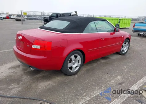2003 Audi A4 1.8T from USA, damaged, VIN WAUAC48H33K022982